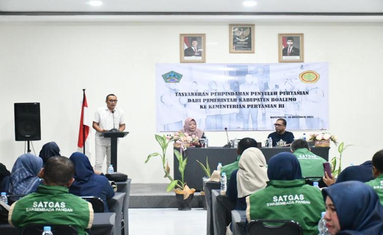 Penyuluh Daerah Beralih Ke Pusat, Wabup Minta Kerjasama Tetap Terjalin